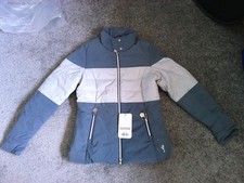 Winter Reitjacke Cavallino Marino anthrazit/hellgrau Gr. S