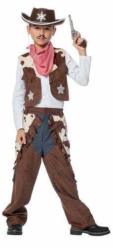 Cowboy kostüm kinder weste - cowboy,