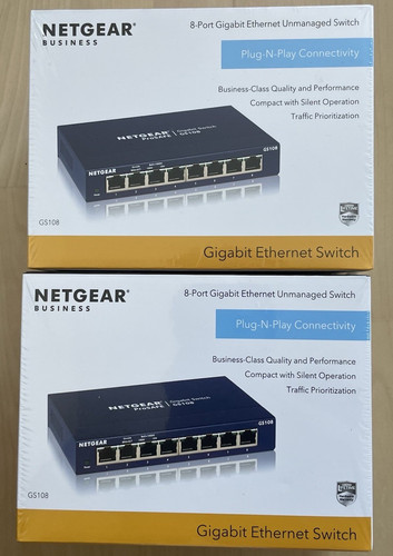 Netgear prosafe gs108 port - gs108, 8-port