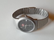 1. FC Köln Armbanduhr Rarität 2000er Edelstahl Fanartikel Effzeh Herrenuhr grau