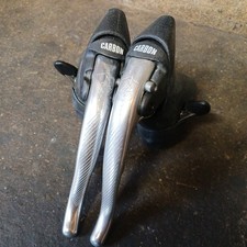 Campagnolo Record Carbon ErgoPower 8-fach Rennrad Schalthebel Anfang 90er EC-22RE CG