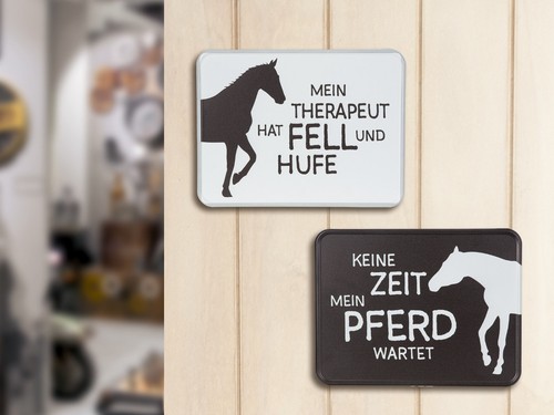 Gilde schild rechteckig spruch - schild,