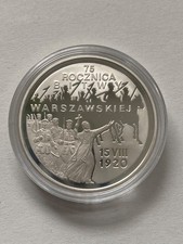 Polen 20 zl./Zlotych 1995, 75 Rocznica Bitwy Warszawskiej, Silber 925, 1 UNZE