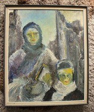 Expressives Ölgemälde Mutter