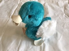 Sigikid Ente Gans Türkis Stofftier Kuscheltier Plüschtier Vintage Rar NEUWERTIG