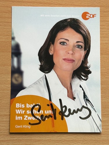 Gerit kling autogrammkarte - gerit,