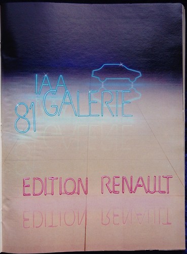 Renault programm 1981 5 - programm,