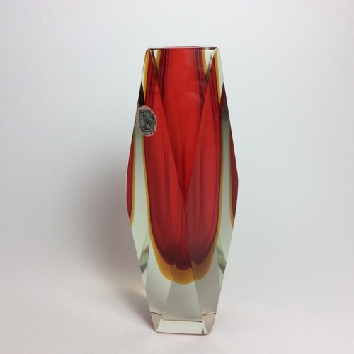 Murano bucella cristalli vase - bucella,