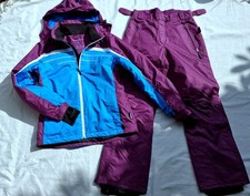 Skianzug Damen 40 lila weiß