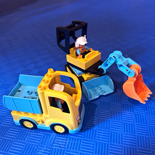 Lego duplo bagger lastwagen - bagger,