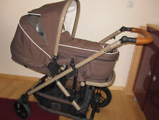 Kinderwagen MOON Leo ; umbaubar als Sportwagen incl.Babyschale,Fußsack