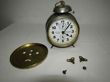 alter defekter Wecker Glockenwecker Uhren Remmert Chemnitz Königstr.25