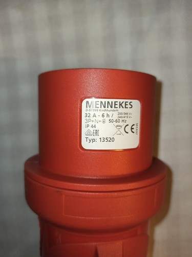Mennekes 13520 cee stecker - mennekes, cee-stecker