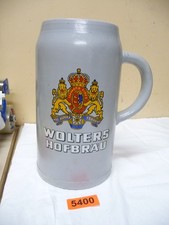 5400.      Alter Steingut Bierkrug Wolters Hofbräu  Deko  Bierkrug 5 L