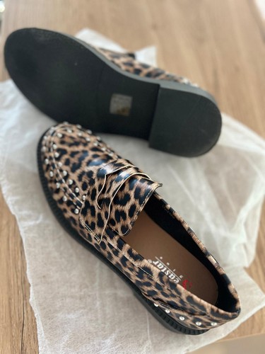 Leopard leo halbschuhe - leopard, von