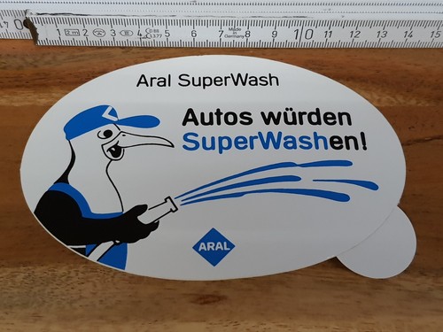 Aral superwash aufkleber - superwash,