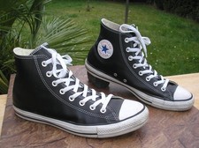 Original CONVERSE, Chucks Sneaker HI, Gr. 44, Echtleder, Schwarz !!!