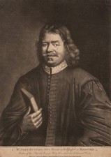HOUSTON (*1721) nach SADLER (*1647), Portrait des John Bunyan, Mezzotinto
