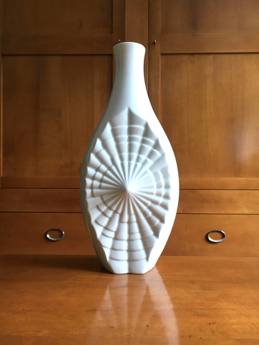 Relief porzellan vase - relief,