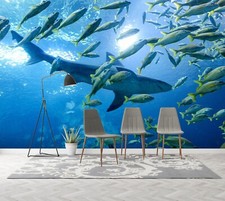 3D Riesig Hai Q7183 Tapete