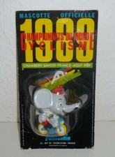 MASKOTTCHEN WERBEFIGUR / PVC / CHAMBERY FRANKREICH RAD-WM 1989 / OVP / #74#