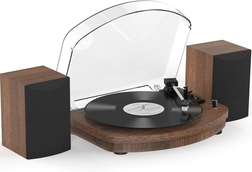 Vinyl plattenspieler mit zwei - vinyl,