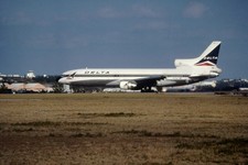 Dia N717DA Lockheed L-1011-1 Tristar Delta Air Lines 04/78 35mm gerahmt OP-K6-1