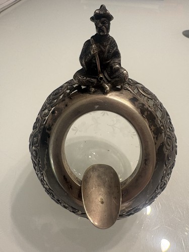 Antike silber und glas - silber,