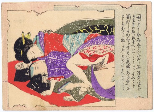 Shunga mit gedicht - shunga,