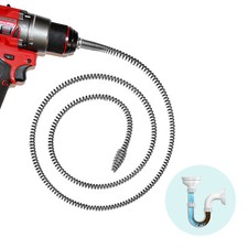 Abflussreiniger Spirale Rohrreinigungsspirale für Akkuschrauber u. Bohrmaschinen