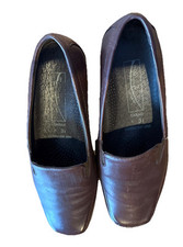 Medicus  Damen Halbschuhe Slipper Ballerinas  UK 3,5 Echtleder braun Luftpolster