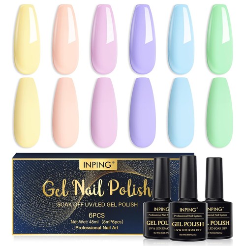 Nagellack set farben 8ml - uv,