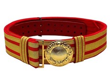 Feldbinde gold mit roten