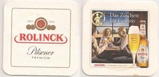 Rolinck Pilsener - alter Bierdeckel "Das Zeichen für Genuss"