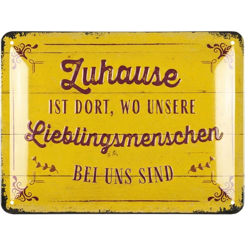 Retro blechschild vintage - blechschild,,