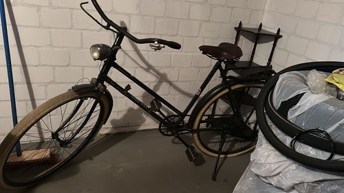 Damen oldtimer fahrrad - damen,