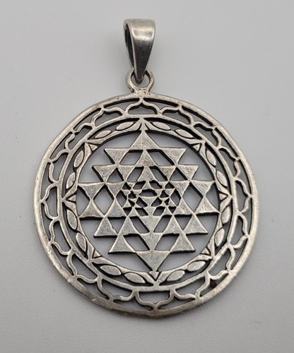 Sri yantra mandala anhänger - sri,
