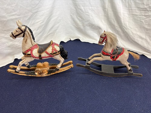 Vintage schaukelpferde aus - vintage,