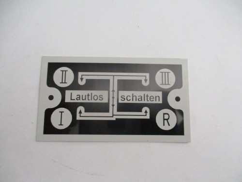 Typenschild schild oldtimer - typenschild,