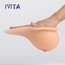 IVIAT E Cup Selbstklebend Silikonbrüste BH-Einlagen Brüste 3XL Fake Brüste CD