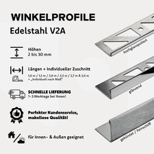 Fliesenschiene Edelstahl