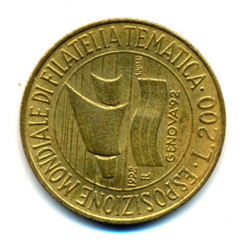 200 italienische lire 1992 - 200,