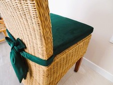 Stuhlkissen 44 x 40 x 5 cm Sitzkissen mit Schleife produzent