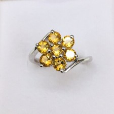 1.00 Karat Citrin Blume