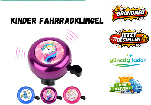 Kinder fahrradklingel einhorn - kinder,