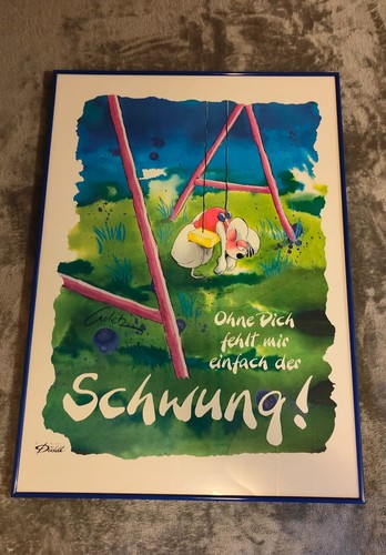 Diddl poster rahmen 70x50 - poster,