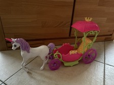 Einhorn und Kutsche Aus dem Set Barbie Mattel DYX31 - Bonbon Prinzessin