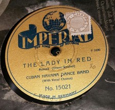 CUBAN HAVANA DANCE BAND IMPERIAL SCHELLACKPLATTE