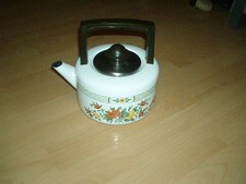 Alter Wasserkocher Metall Emailliert