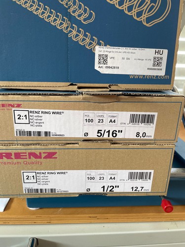 Renz drahtbinderücken neu ovp - renz,